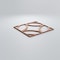 Ekena Millwork Small Crosby Decorative Fretwork Wood Wall Panels, Cherry, 11 3/8"W x 11 3/8"H x 3/8"T WALW12X12X0375CROCH - alternate 5
